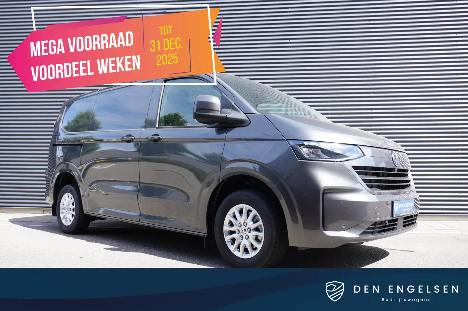 Volkswagen Transporter 2.0 TDI L1H1 28 Style 150 pk, Navigatie, Climatron Gris - 1