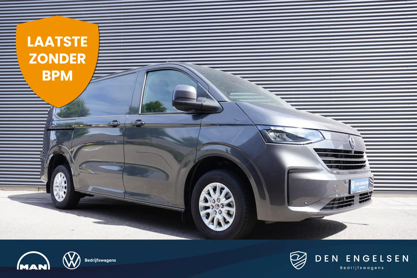 Volkswagen Transporter 2.0 TDI L1H1 28 Style 150 pk, Navigatie, Climatron Grau - 1