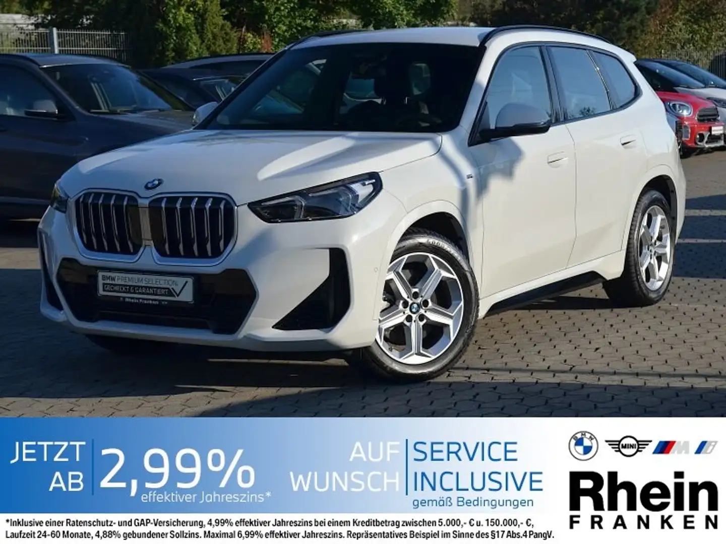 BMW X1 xDrive23i M Sport Ad.LED.AHK.Harm/Kard.ACC.Ka Weiß - 1