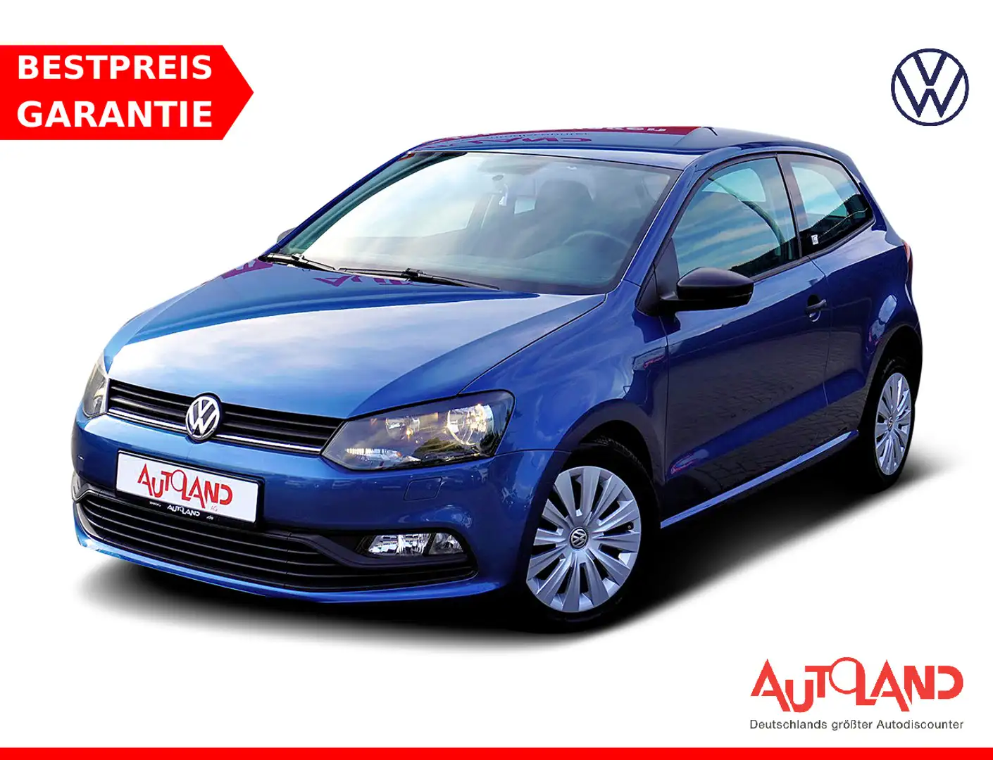 Volkswagen Polo 1.4 TDI Sitzheizung AHK Klima AUX Bleu - 1