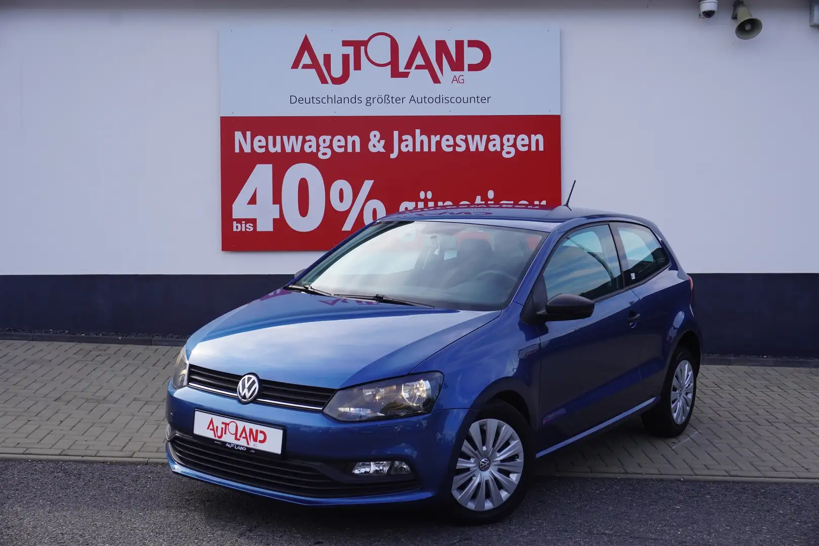 Volkswagen Polo 1.4 TDI Sitzheizung AHK Klima AUX Bleu - 2