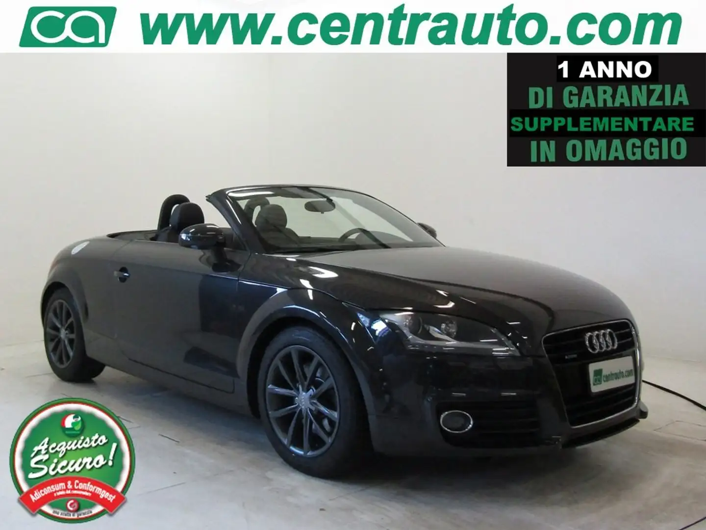 Audi TT Cabrio 2.0 TDI quattro S tronic * PELLE * Grigio - 1