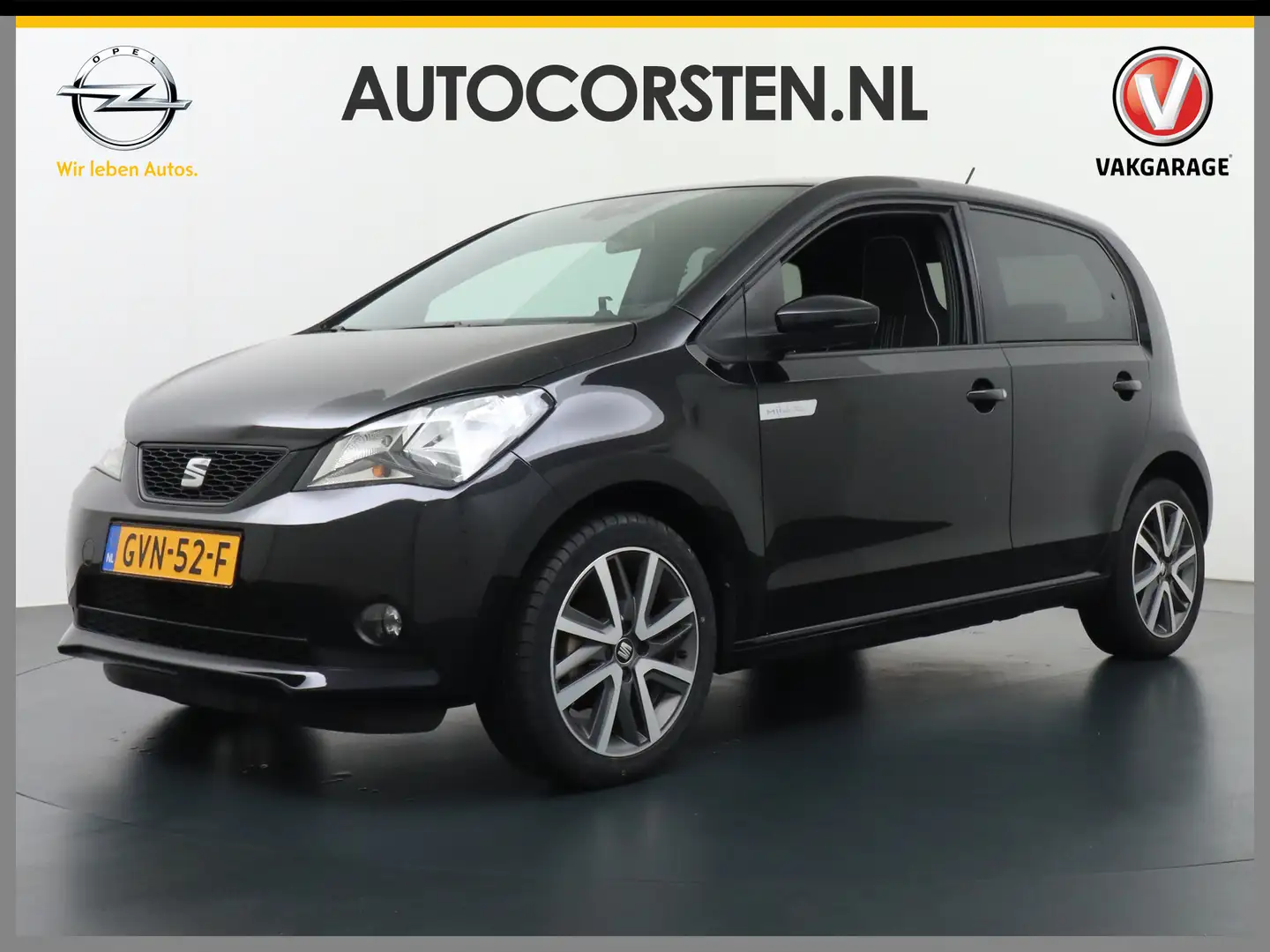 SEAT Mii Electric 36KwH AUT. 16" Ecc Lane-Assist Elektr.Spi Zwart - 1