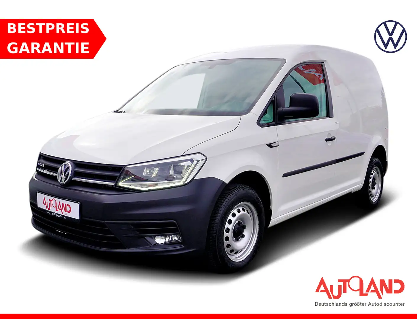 Volkswagen Caddy 1.4CNG Kasten Bi-Xenon Tempomat Sitzheizung Weiß - 1