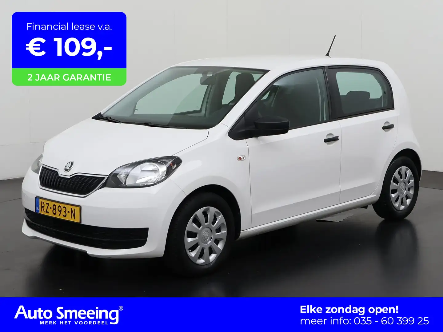 Skoda Citigo 1.0 Greentech No Airco | 12 mnd Garantie | Wit - 1