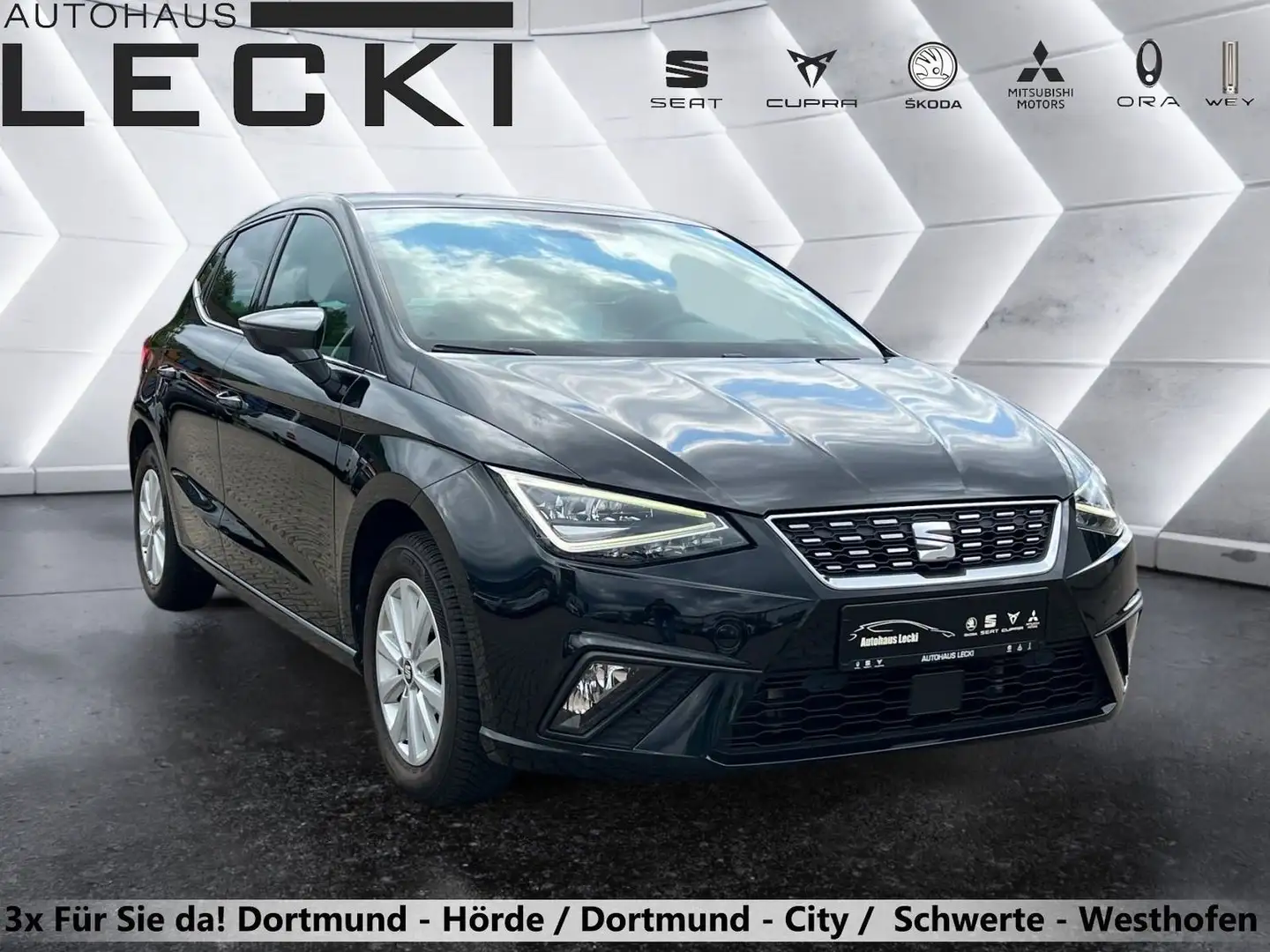 SEAT Ibiza Xcellence 1.0 TSi DSG *KAMERA*NAVI*LED*KESSY*SHZ* Schwarz - 1
