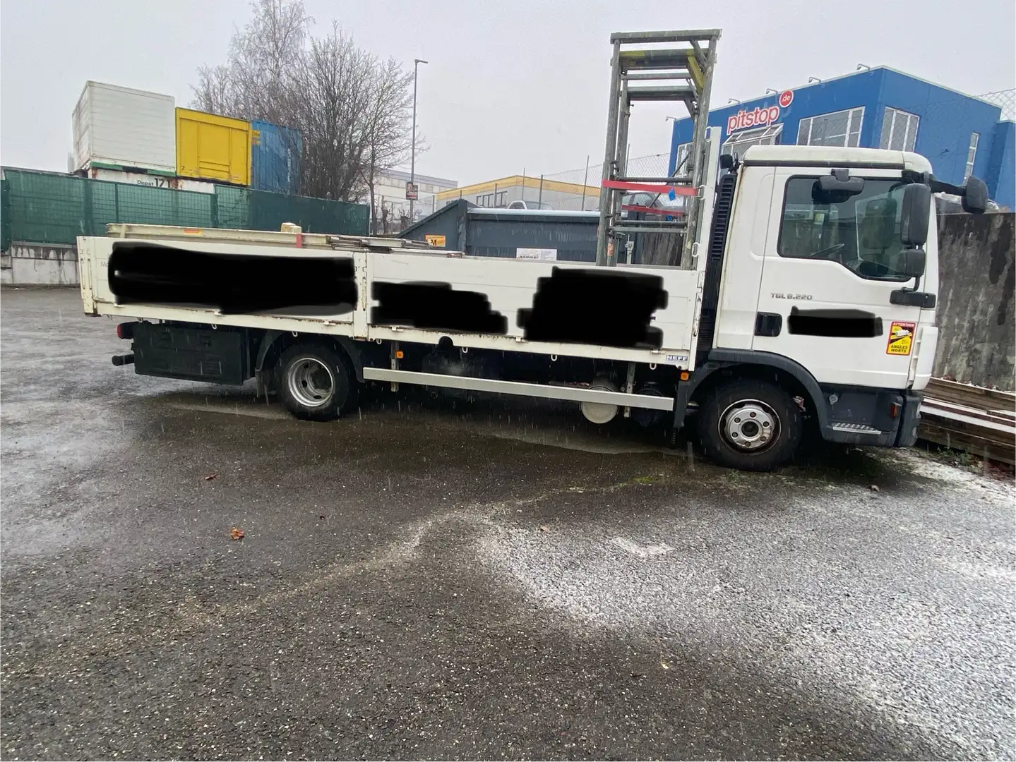 MAN TGE MAN TGL 8.220 4x2 BB offene Pritsche 7,20 m Beyaz - 2