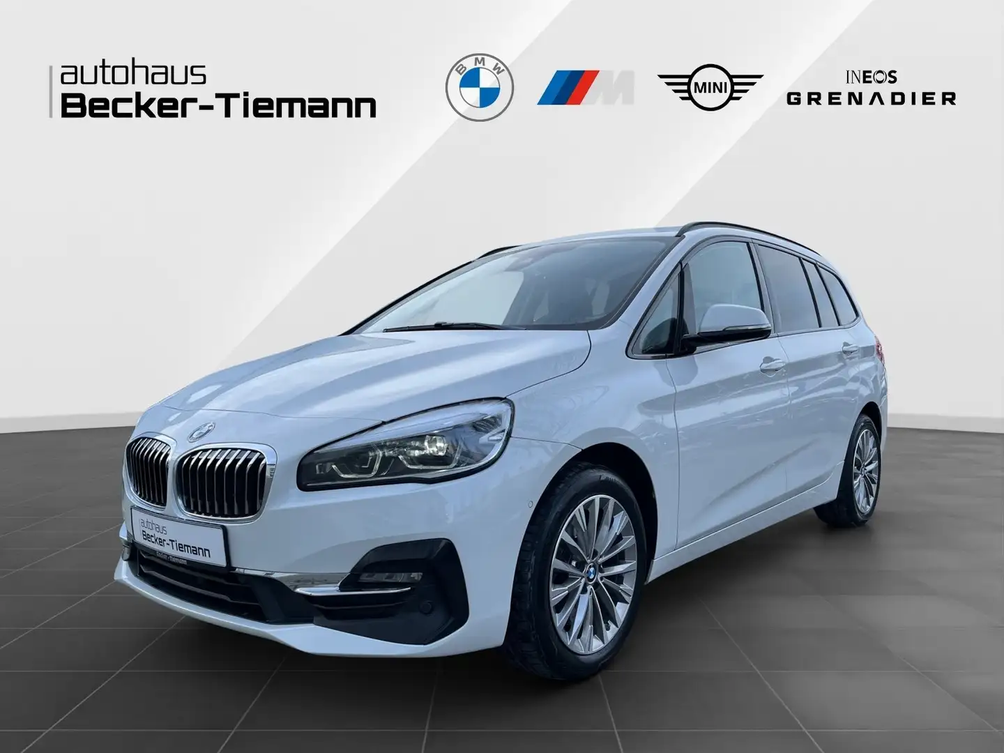 BMW 218 d Gran Tourer Luxury Line Adpat.-LED HUD RFK Weiß - 1