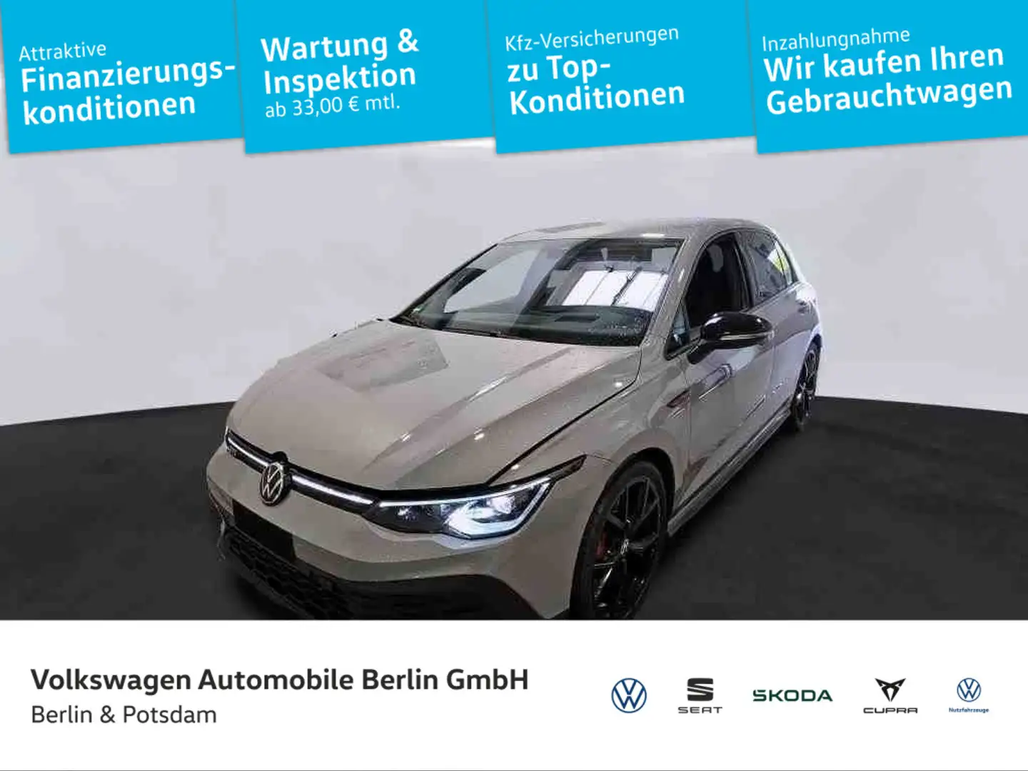 Volkswagen Golf GTI Golf VIII GTI 2.0TSI DSG Clubsport H&K NAVI KAME Grau - 1