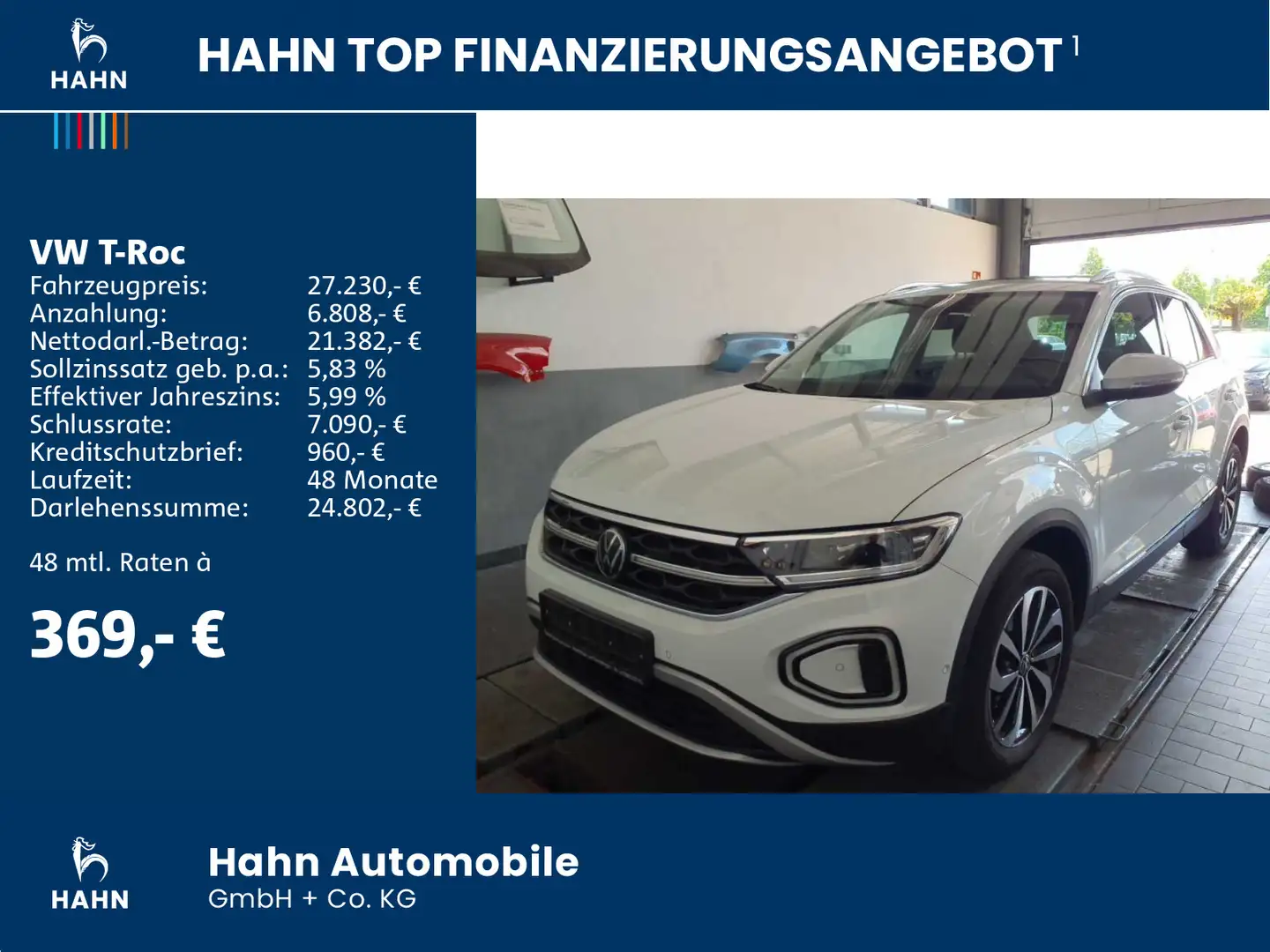 Volkswagen T-Roc Style 1.5TSI DSG IQ.LIGHT AHK PANO CAM Weiß - 2