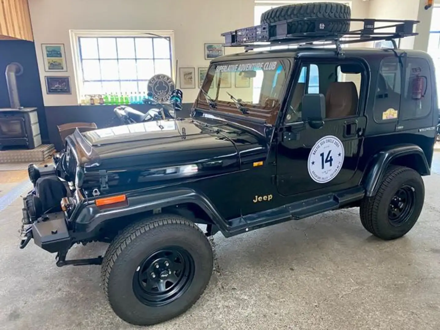Jeep Wrangler 2,5l Abenteuer Rally ! Noir - 2