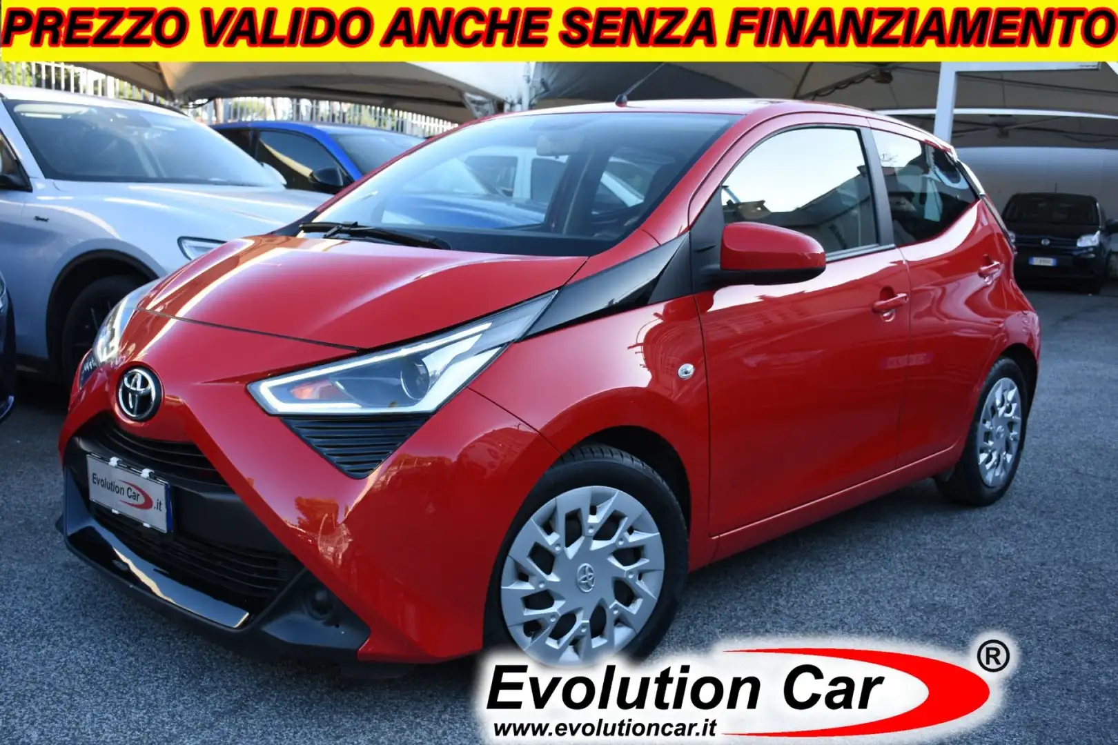 Toyota Aygo 1.0 VVT-i 72 CV 5 porte x-business plus MMT Rouge - 1