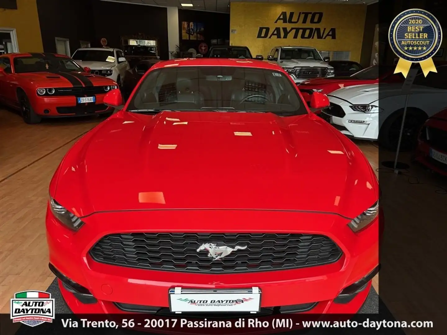 Ford Mustang Fastback 2.3 EcoBoost Automatica Full Rosso - 1