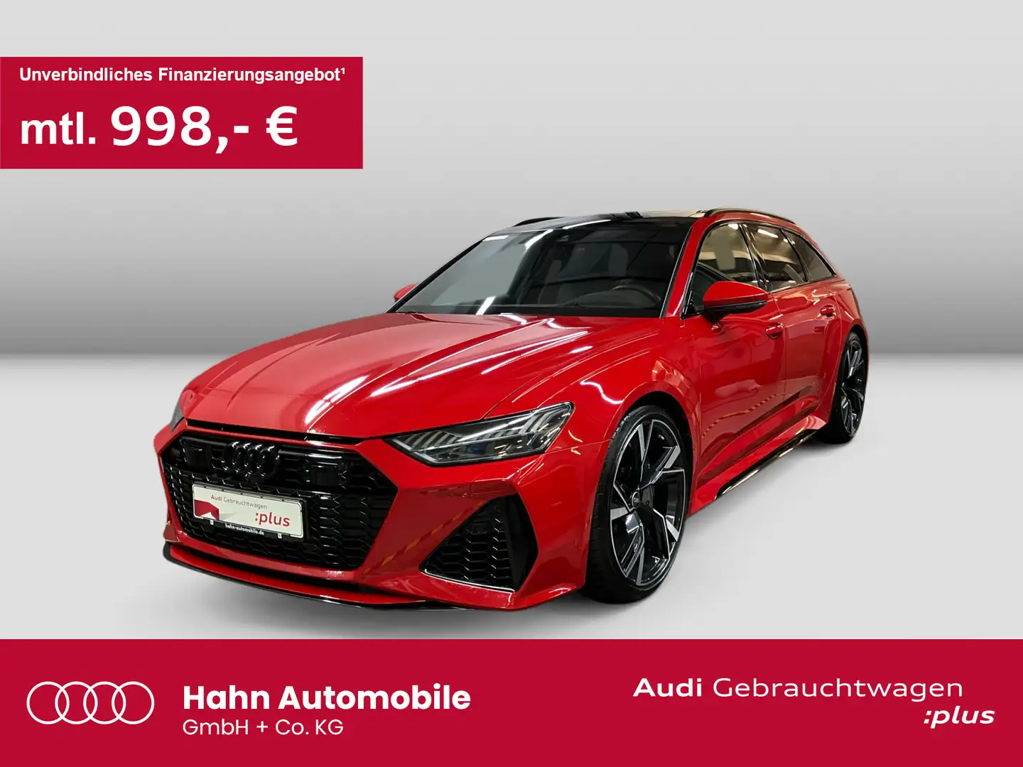 Audi RS6 TFSI quattro AHK Matrix B&O HUD Pano Rot - 1