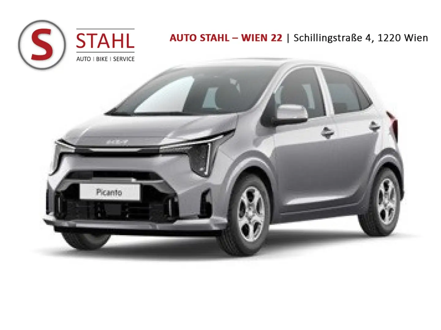 Kia Picanto 1,0 GDI Titan | Stahl Wien 22 Silber - 1