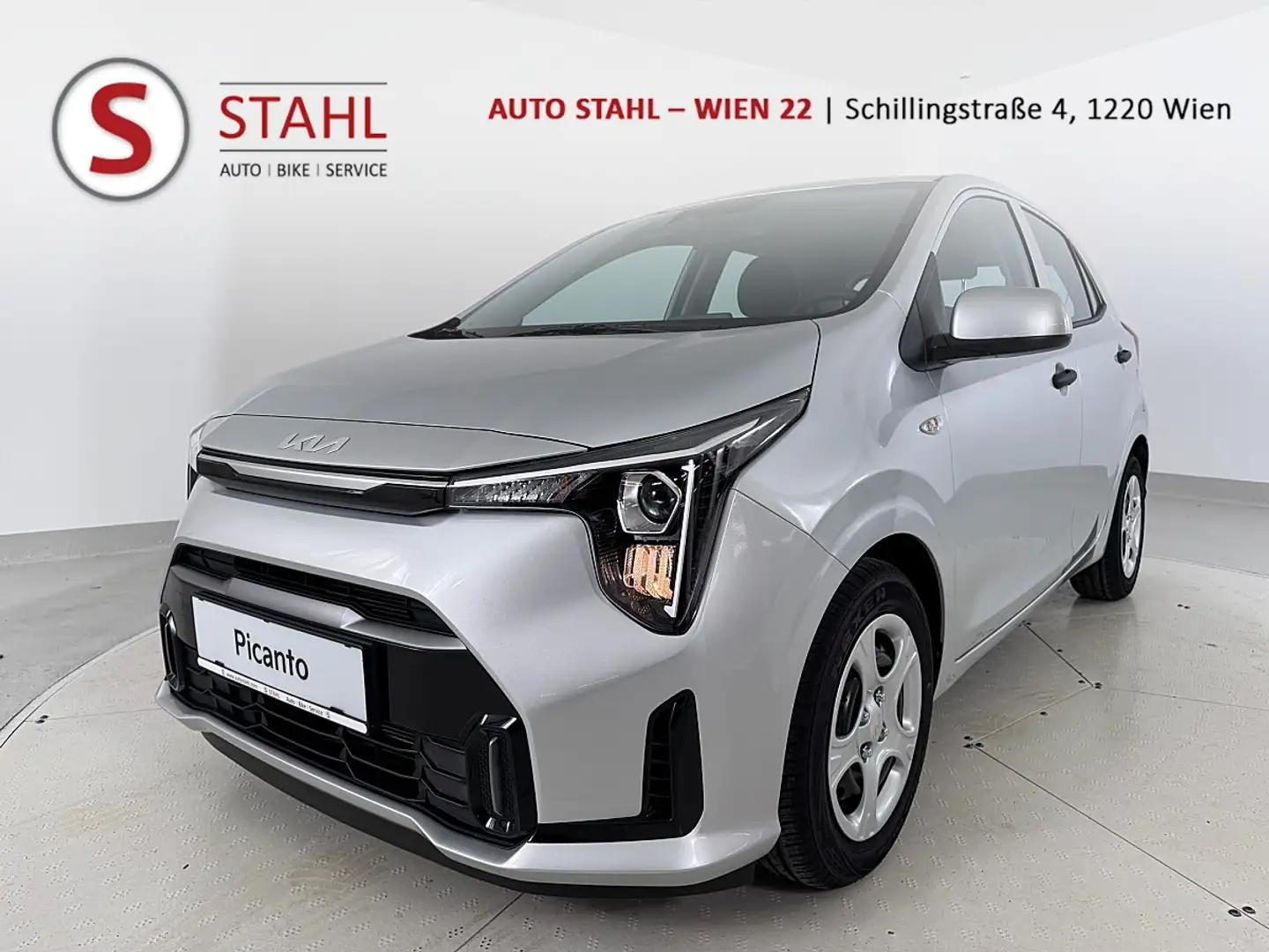 Kia Picanto 1,0 GDI Titan | Stahl Wien 22 Silber - 1