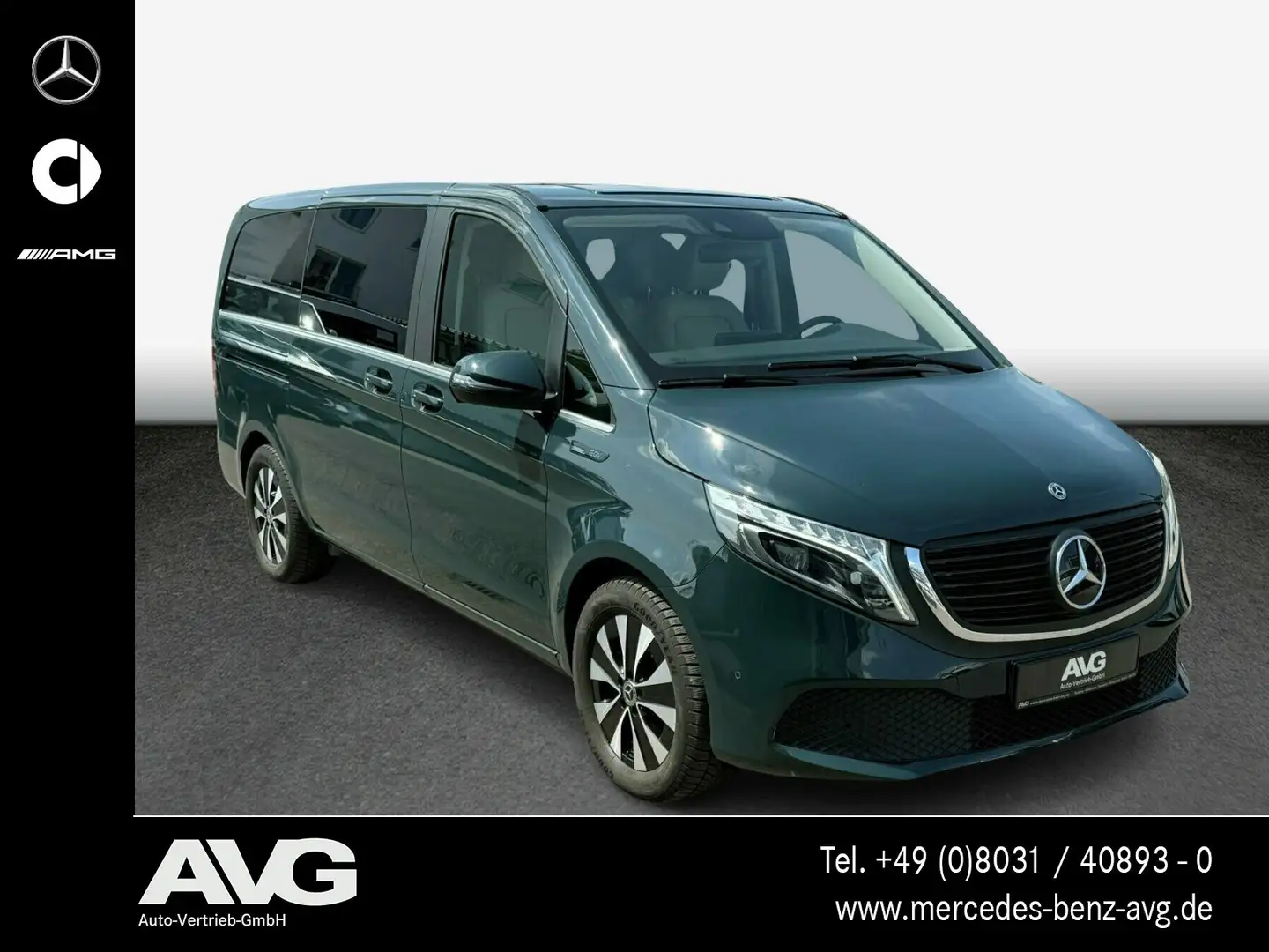 Mercedes-Benz EQV 300 EQV 300 AVANTGARDE Lang Navi RFK LED Leder Dist. Grün - 2