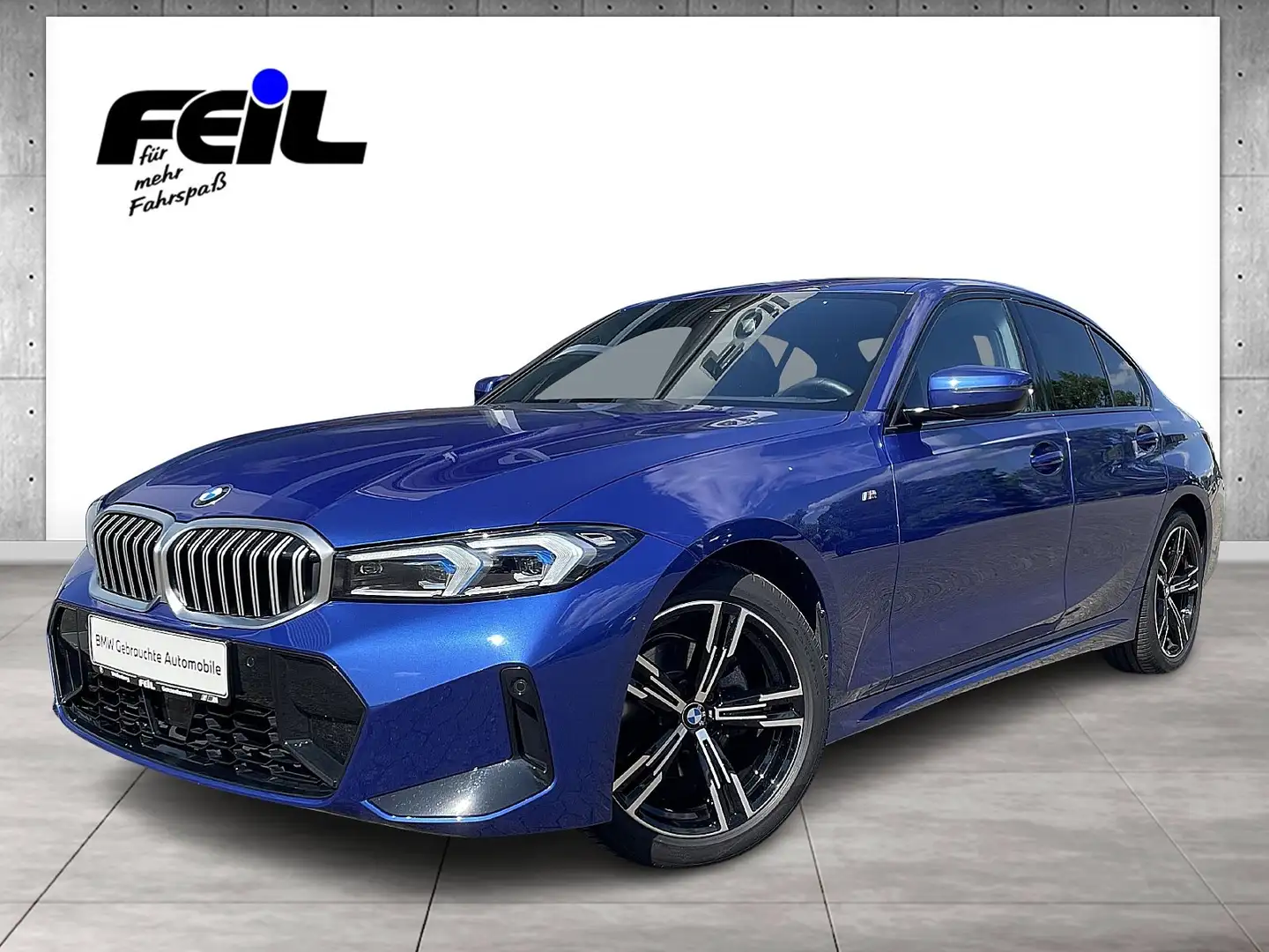 BMW 320 i xDrive M Sport M Sportpaket HiFi DAB LED Bleu - 1