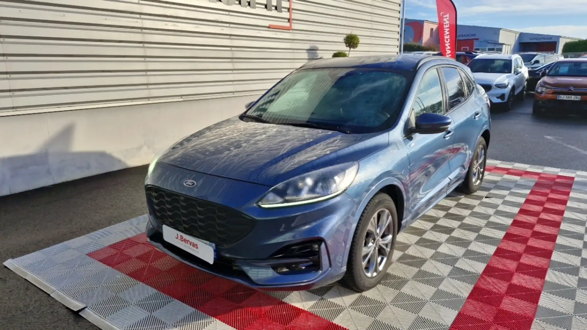 Ford Kuga 2.5 DURATEC 190 CH FLEXIFUEL FHEV E85 POWERSHIFT ST-LIN Bleu - 2