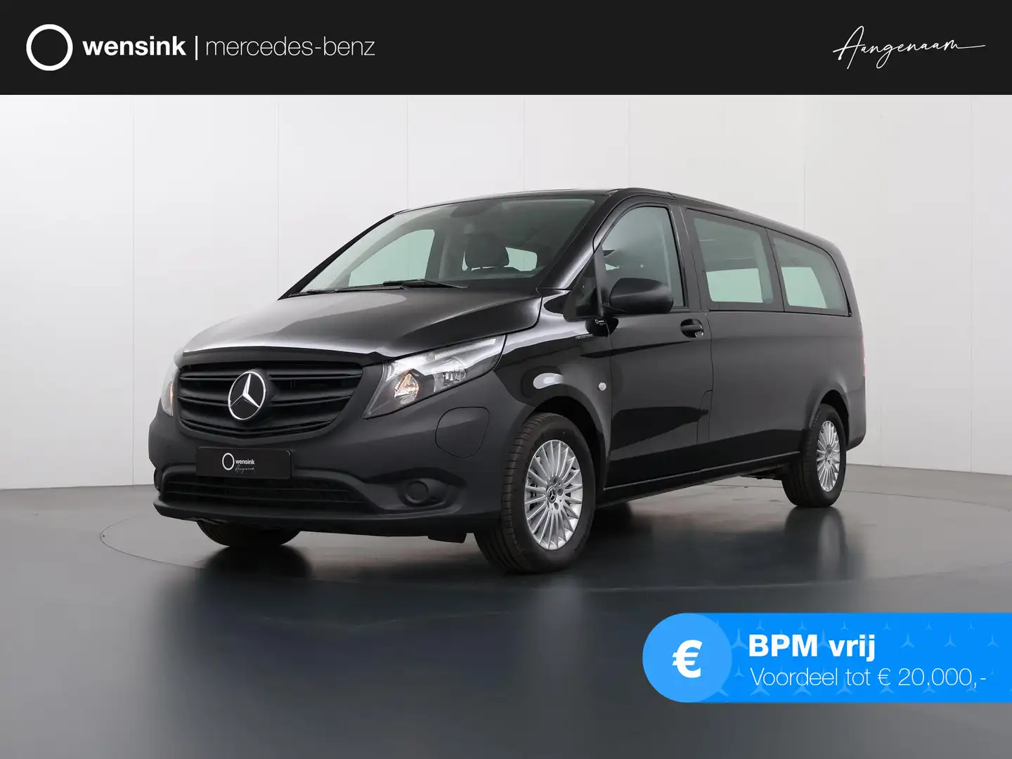 Mercedes-Benz Vito eVito Tourer L3 | STOELVERWARMING | NAVIGATIE | PA Zwart - 1