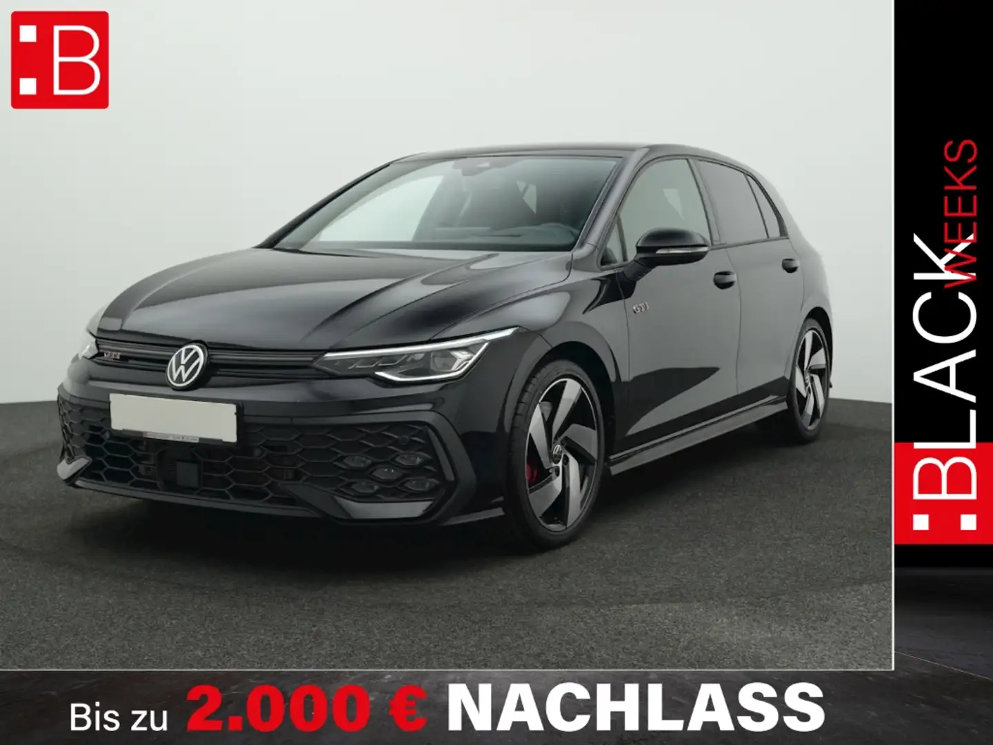 Volkswagen Golf GTI 8 2.0 TSI DSG BLACK STYLE KAMERA LED+ NAVI ACC Schwarz - 1