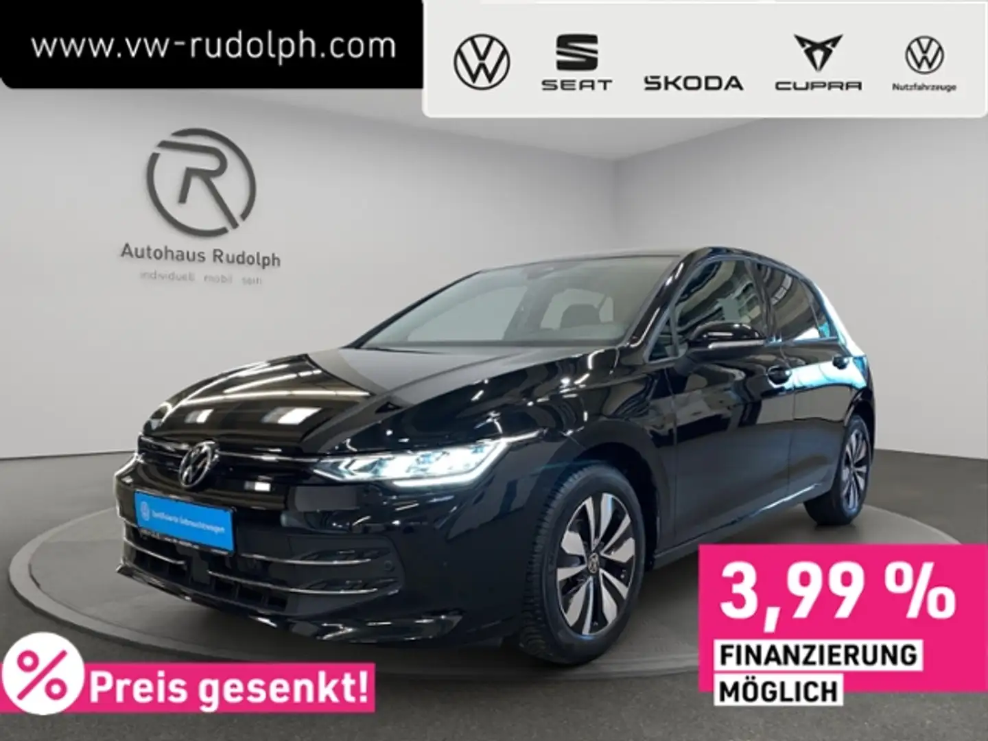 Volkswagen Golf VIII Life 1.5 TSI Goal / Navi LED AHK Schwarz - 1