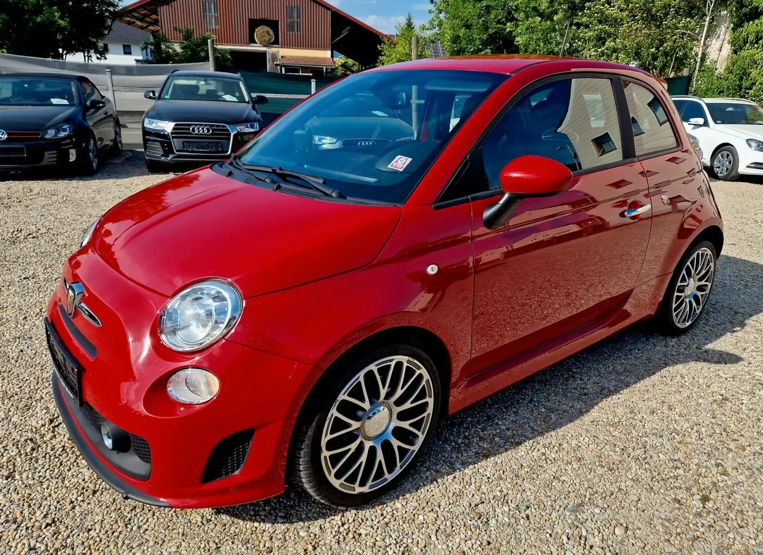Fiat 500 Abarth Custom Sportpaket Scheckheft Rot - 1