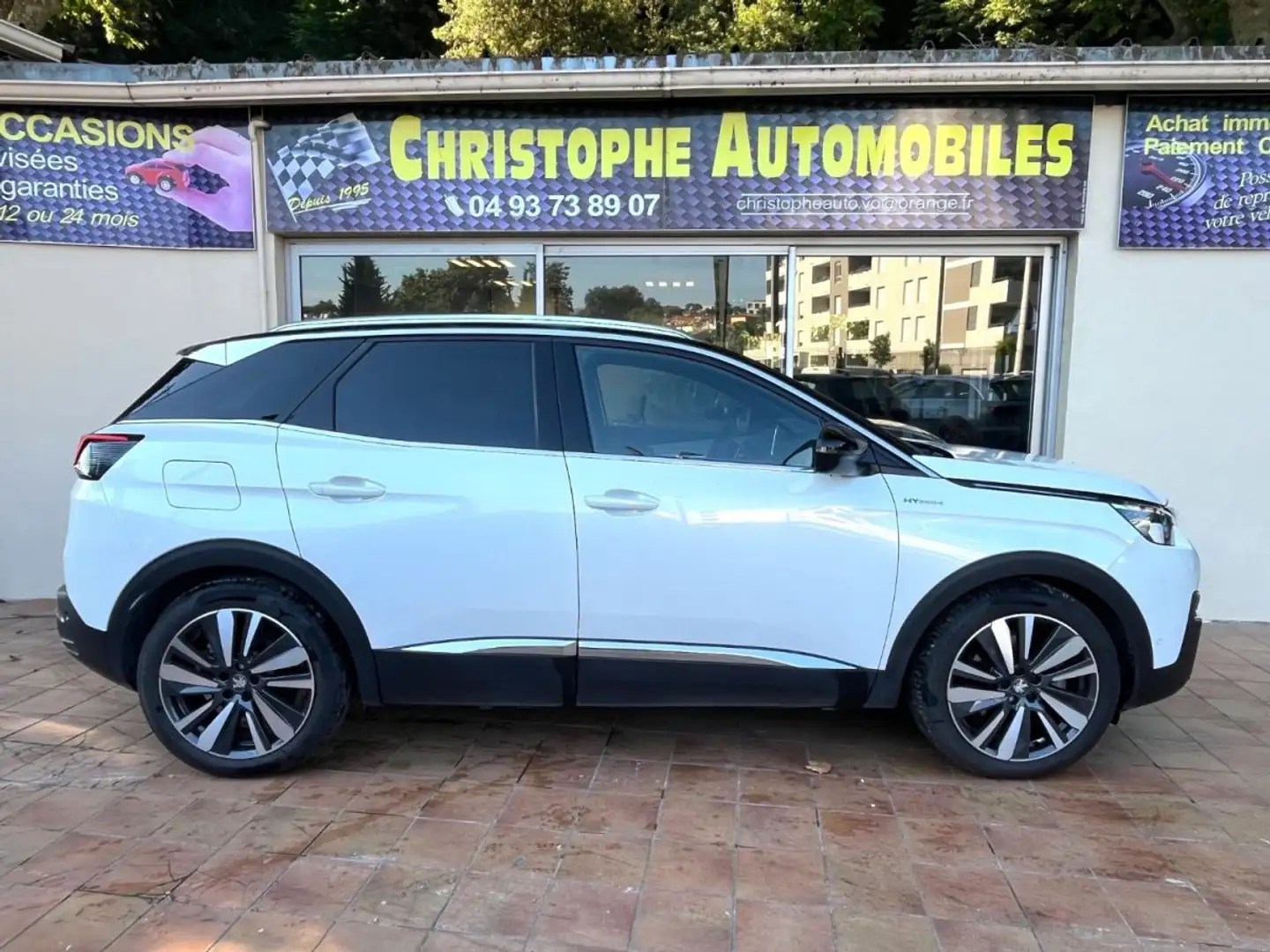 Peugeot 3008 HYBRID4 GT EAT8 Blanc - 2