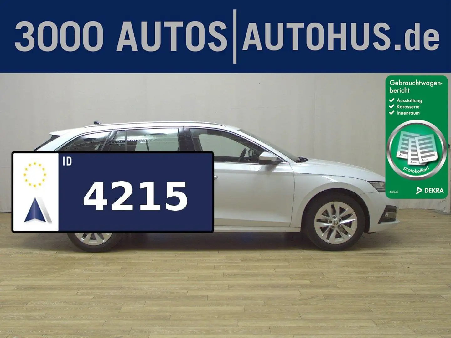 Skoda Octavia Kombi 1.4 TSI iV Style Navi LED vc HuD Weiß - 1