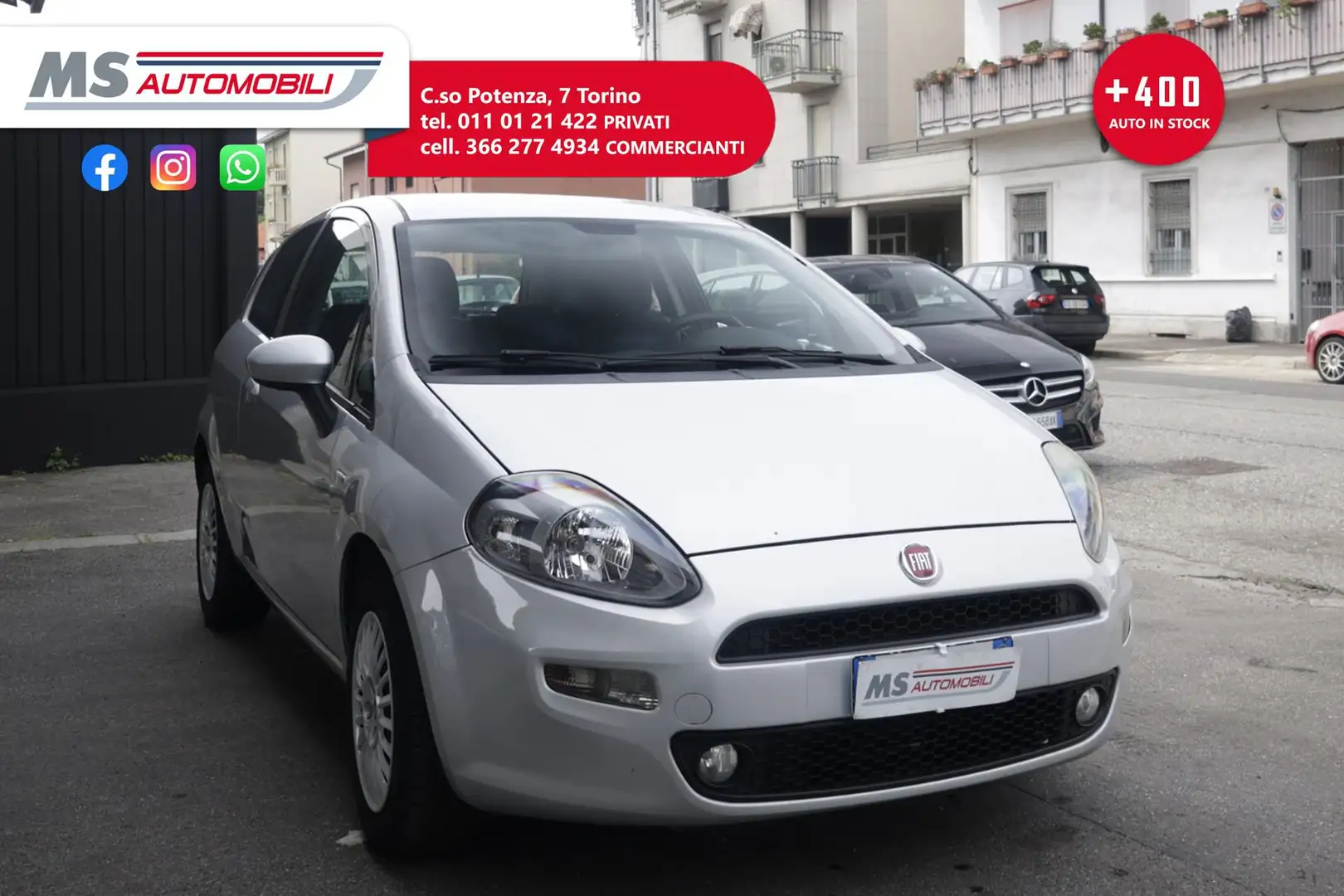 Fiat Punto FIAT Punto 1.4 8V 3 porte Easypower Lounge Unicop Nero - 1