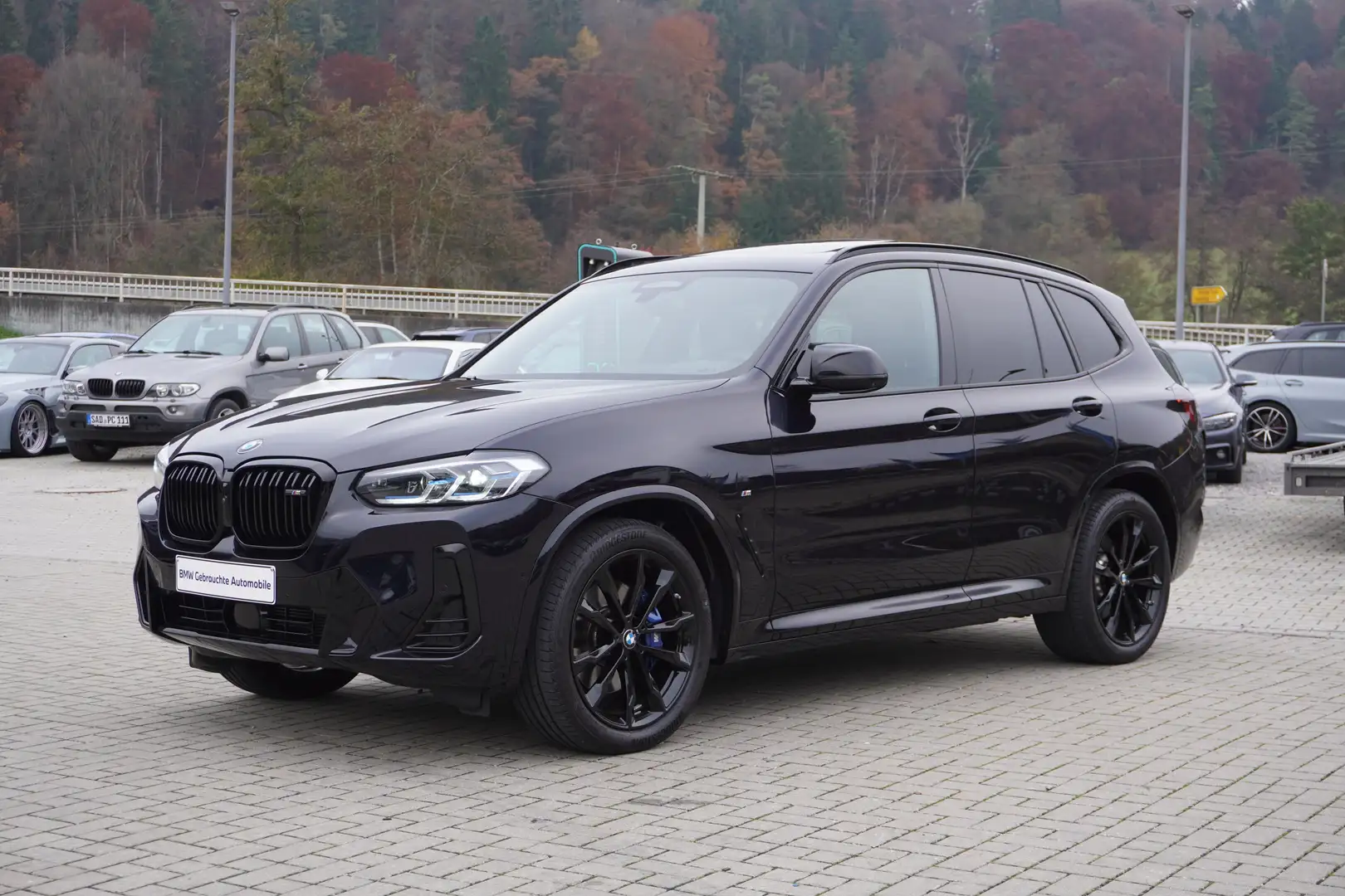 BMW X3 M 40i Head-Up AHK Pano.Dach ACC Laserlicht eSitze Schwarz - 1