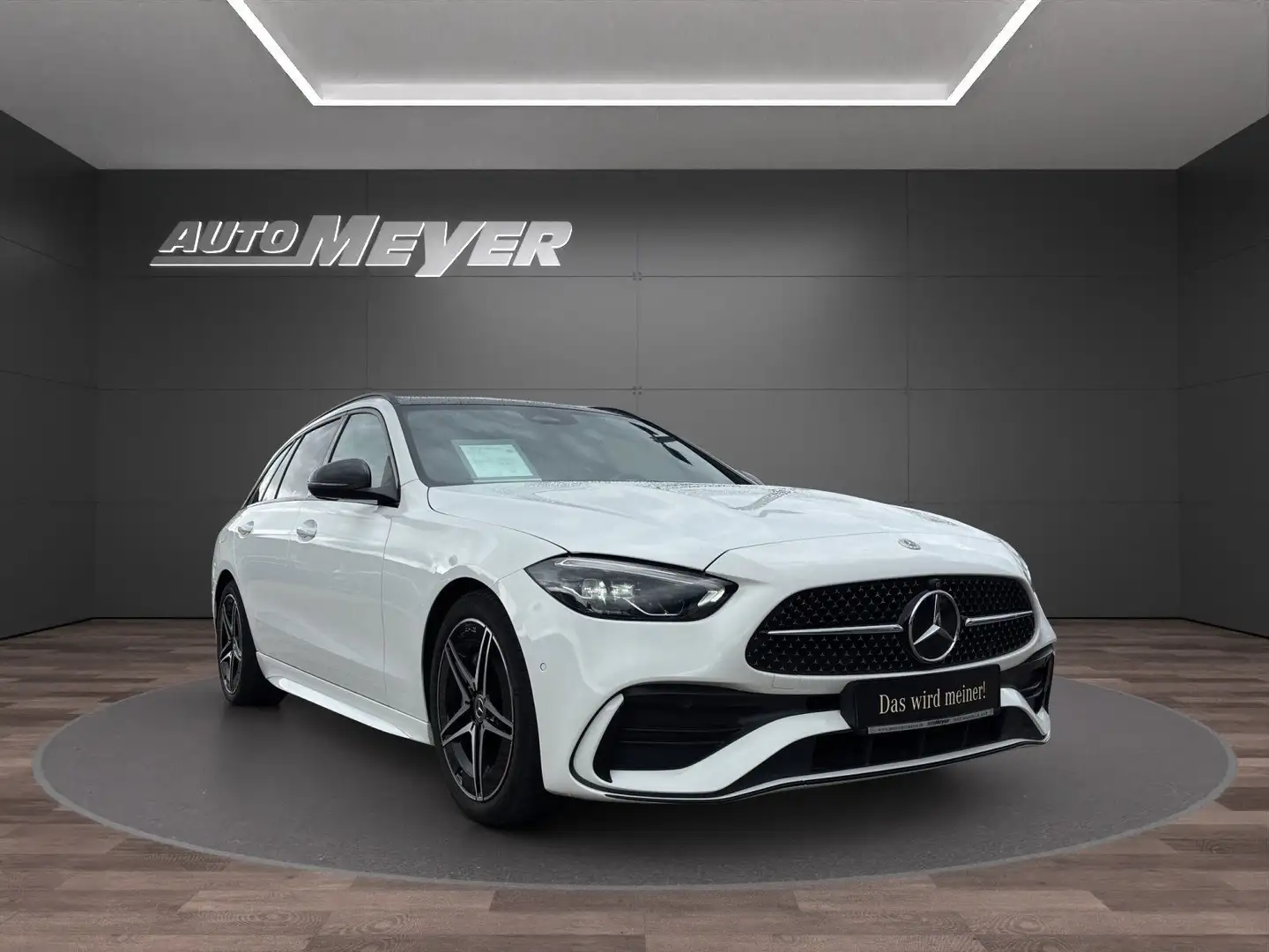 Mercedes-Benz C 300 d T AMG+NIGHT+AHK+PANO+FAHRASSI+HUD+STHZG+ Blanco - 2