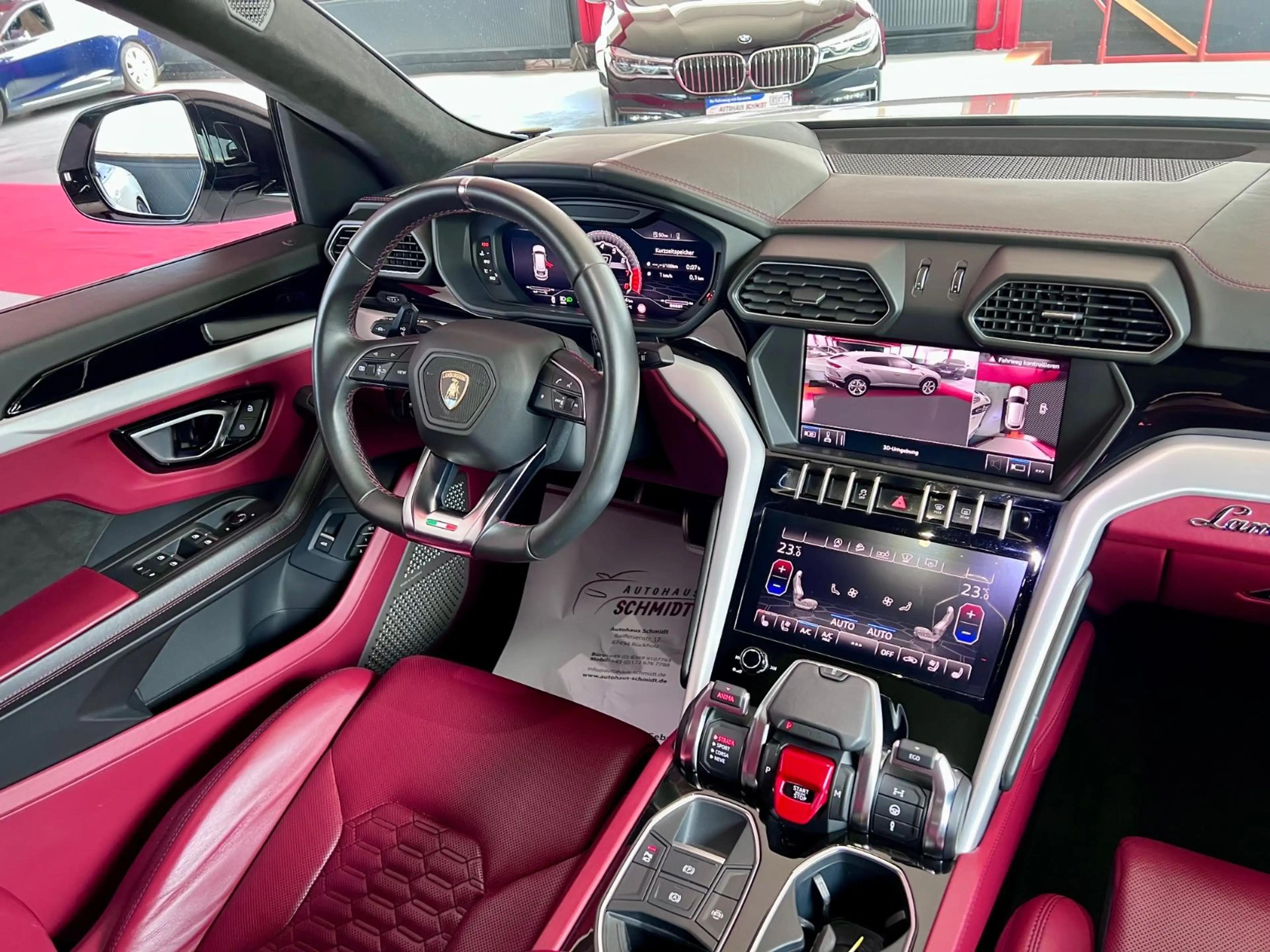 Lamborghini Urus Panorama B&O 360° ACC Hud Massage Lüftung — photo 3