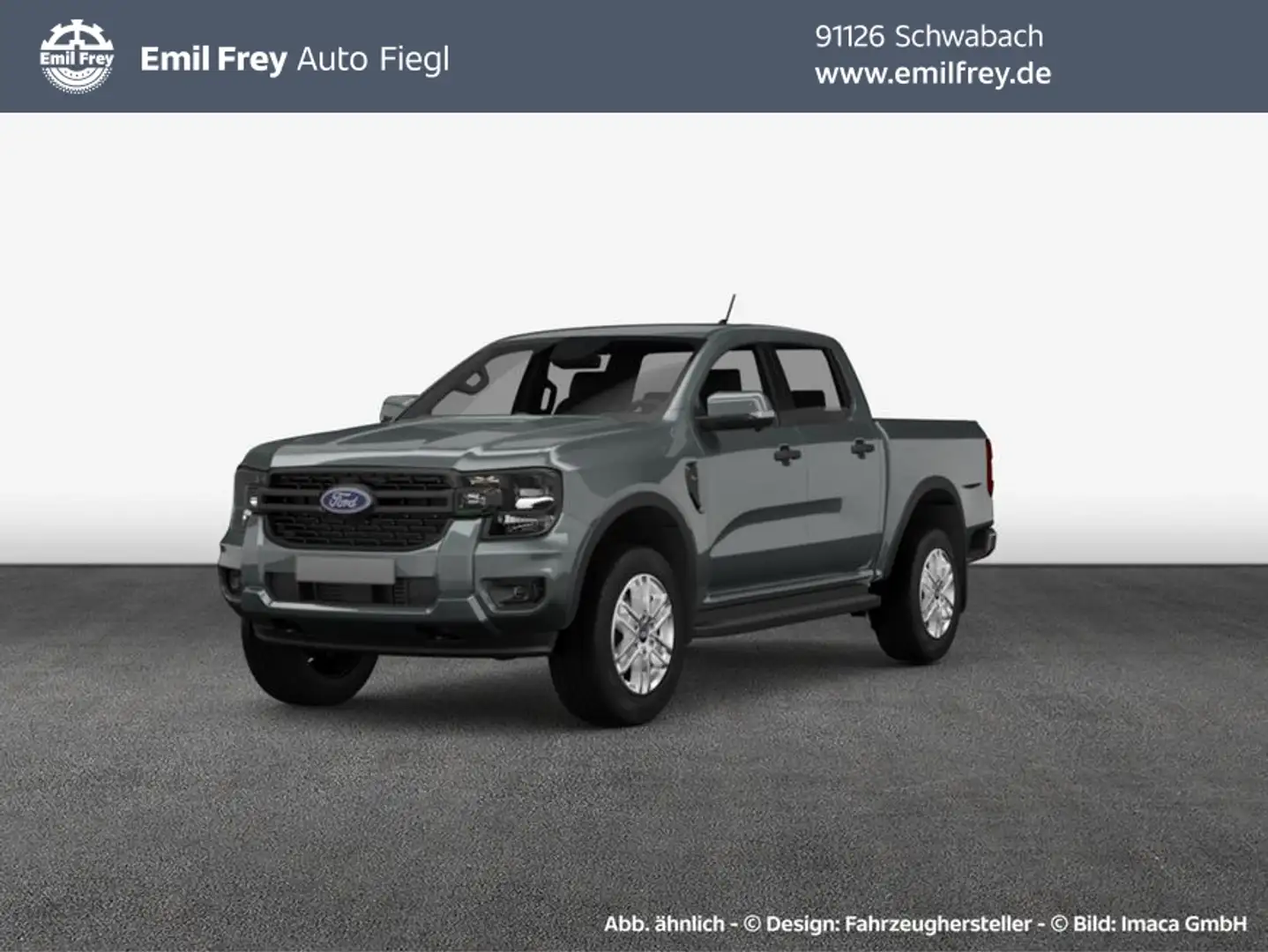 Ford Ranger Doppelkabine MS-RT 3,0 l EcoBlue Autm. 177 Grau - 1