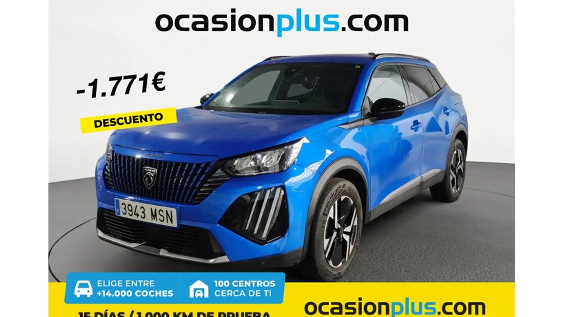 Peugeot 2008 1.2 PureTech S&S Allure EAT8 130 Bleu - 1