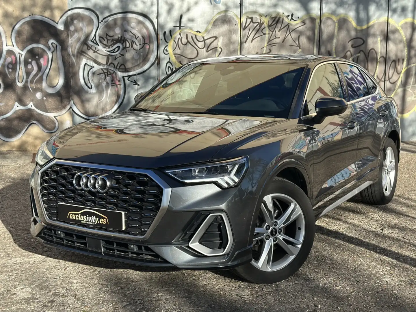 Audi Q3 Sportback 35 TDI S line S tronic Gris - 1