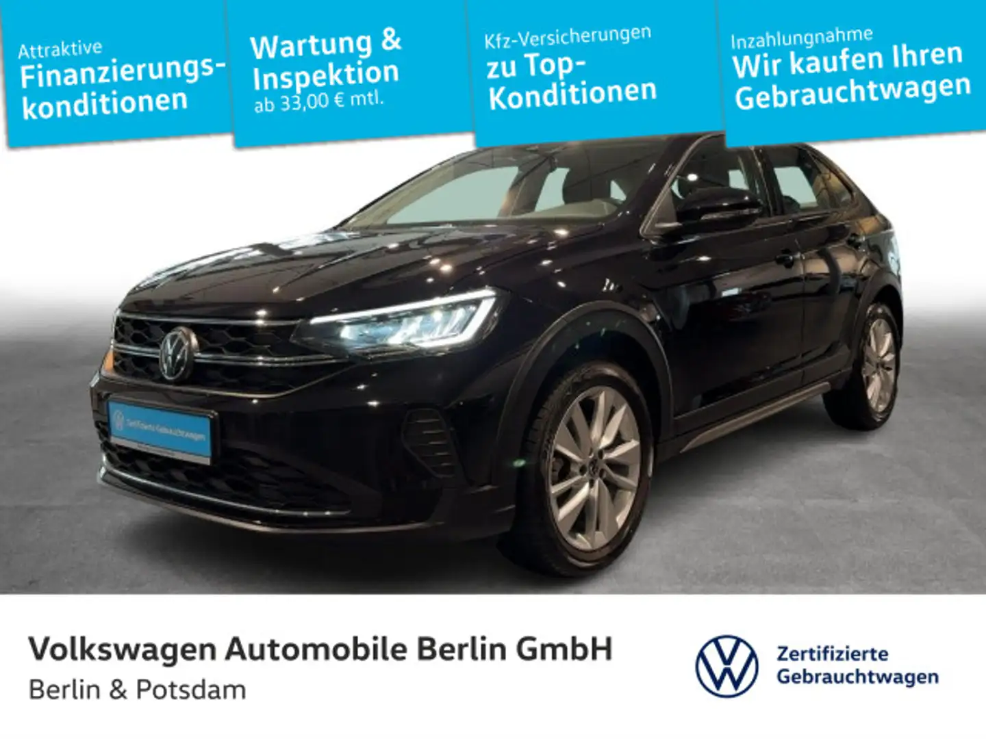 Volkswagen Taigo 1.0TSI DSG NAVI LED KAMERA SHZ Schwarz - 1