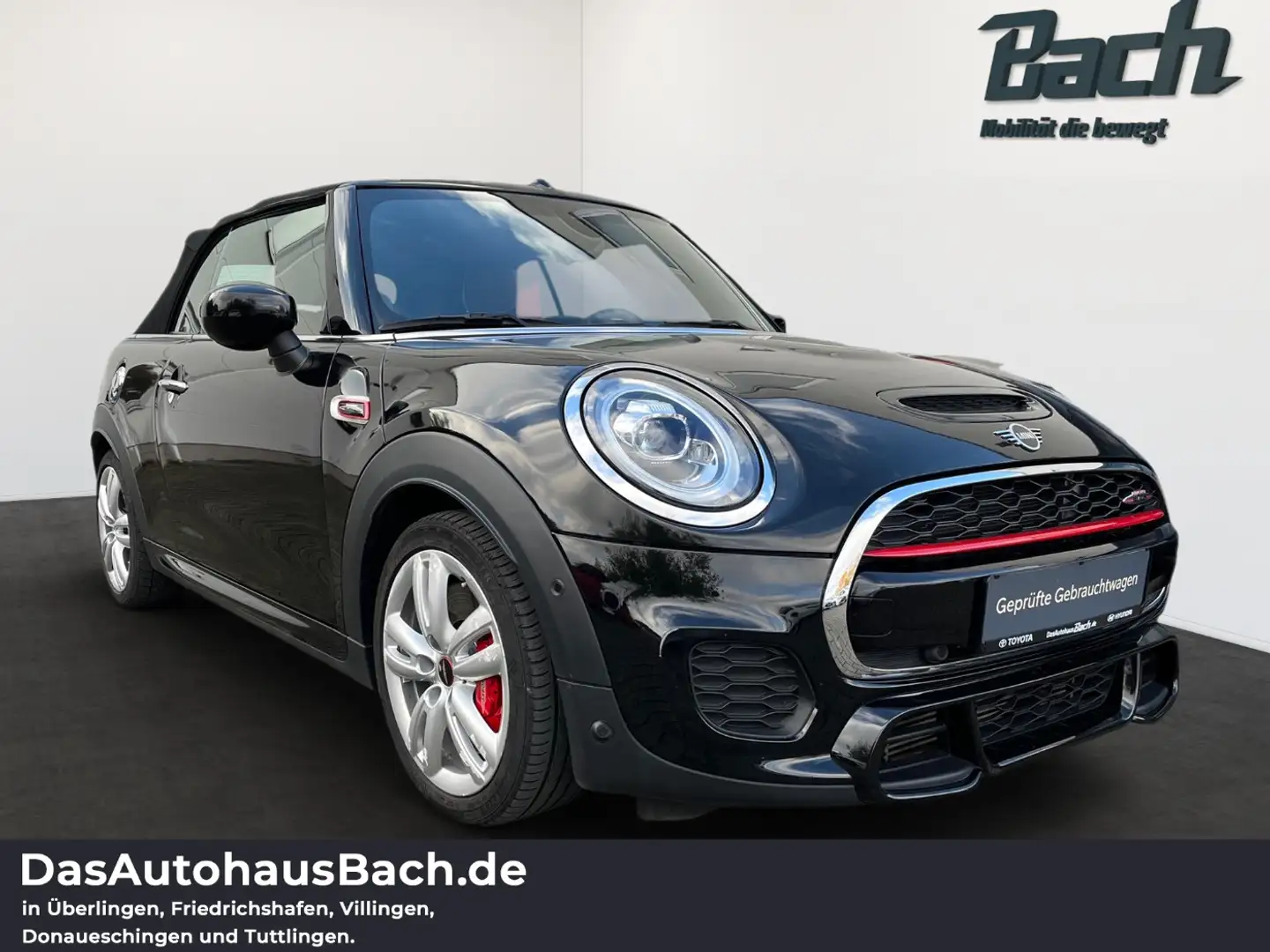 MINI John Cooper Works Cabrio Navi+SHZ+2xKlima+KlimaA Noir - 2