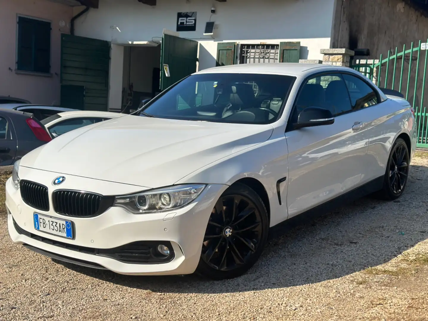 BMW 420 420d Cabrio Modern Wit - 2