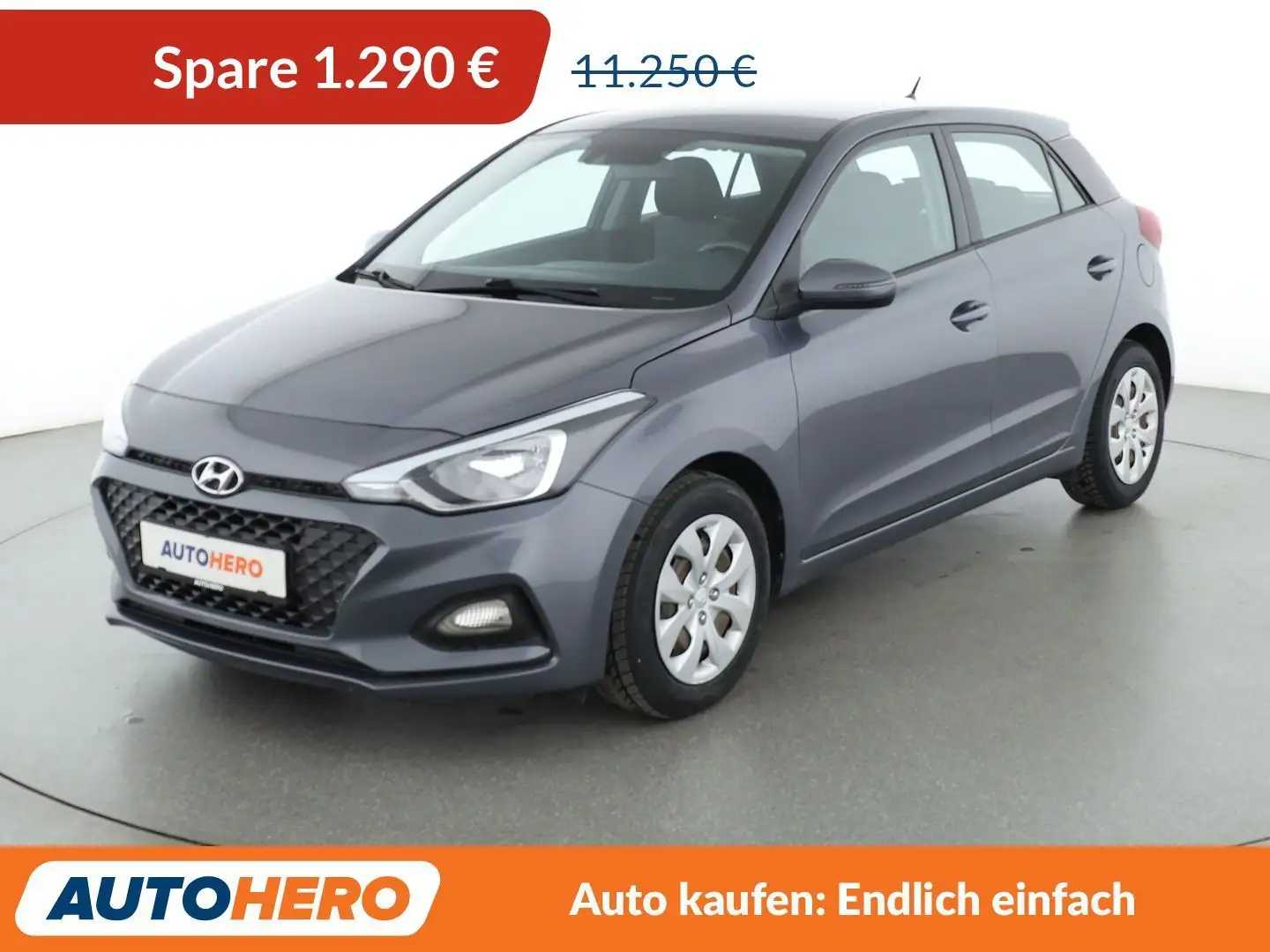 Hyundai i20 1.2 Select*TEMPO*PDC*KLIMA*GARANTIE* Gris - 1