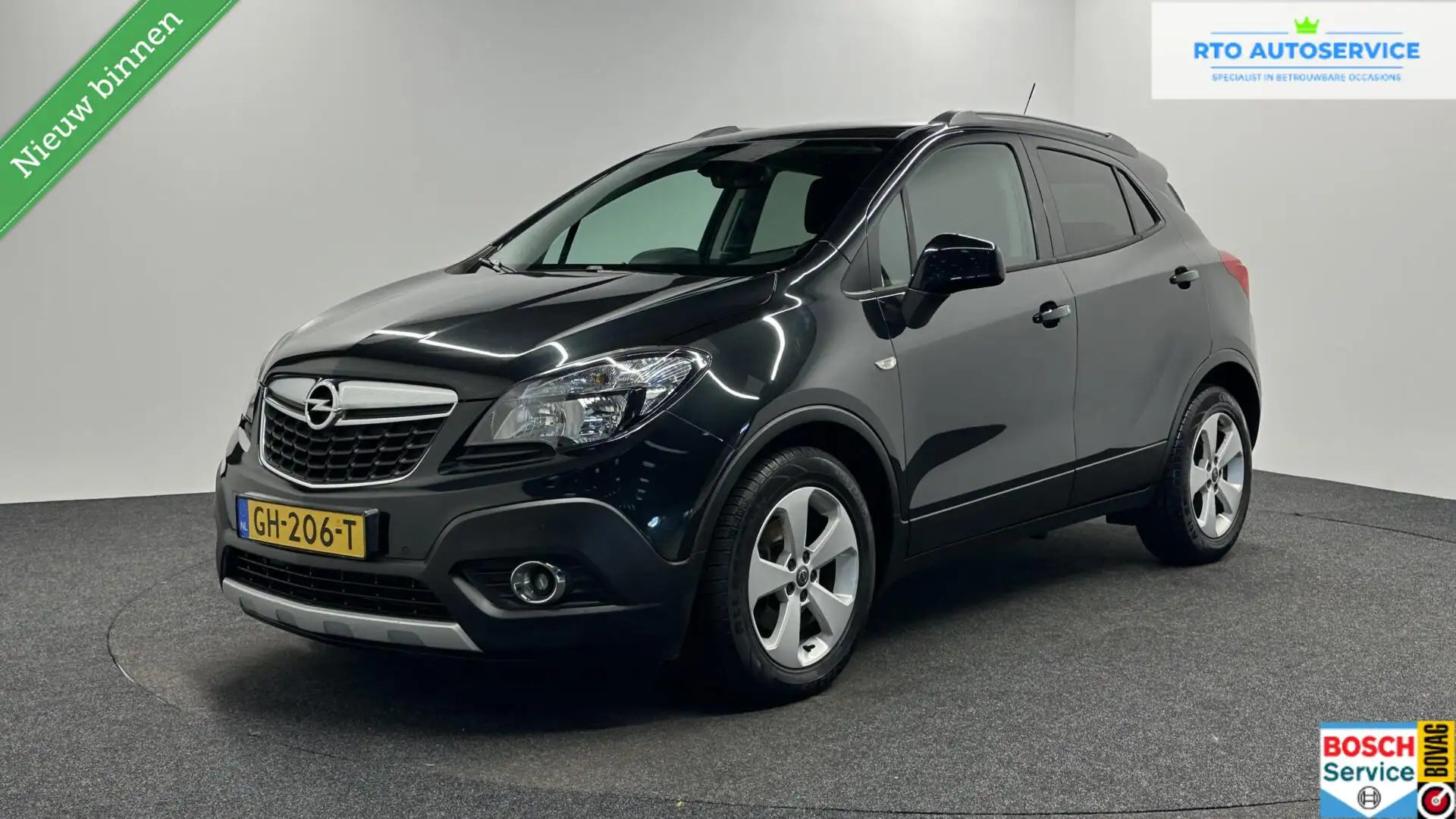 Opel Mokka 1.4 T Cosmo AIRCO CRUISE LM Zwart - 1