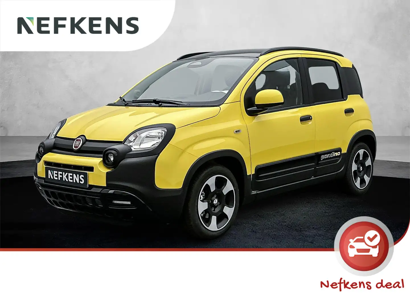 Fiat Panda Pandina Hybrid 70 pk | Navigatie via Apple Carplay Geel - 1