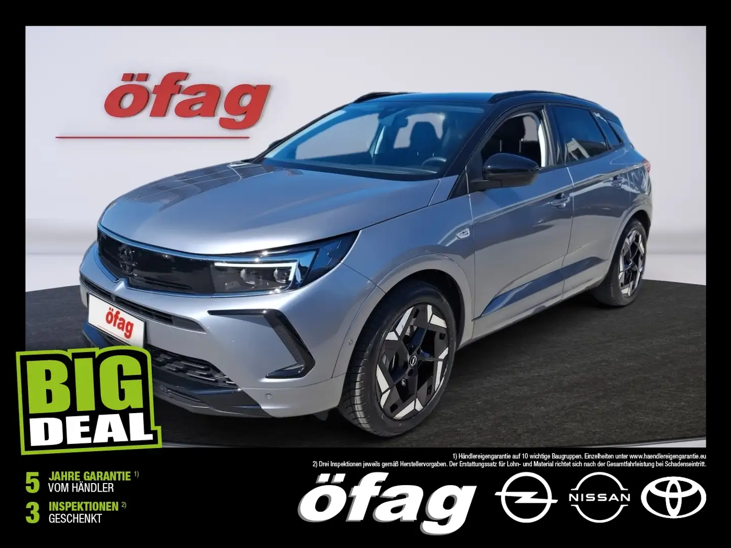 Opel Grandland GSe 1.6 Direct Inj. PHEV Allrad Aut. Grijs - 1