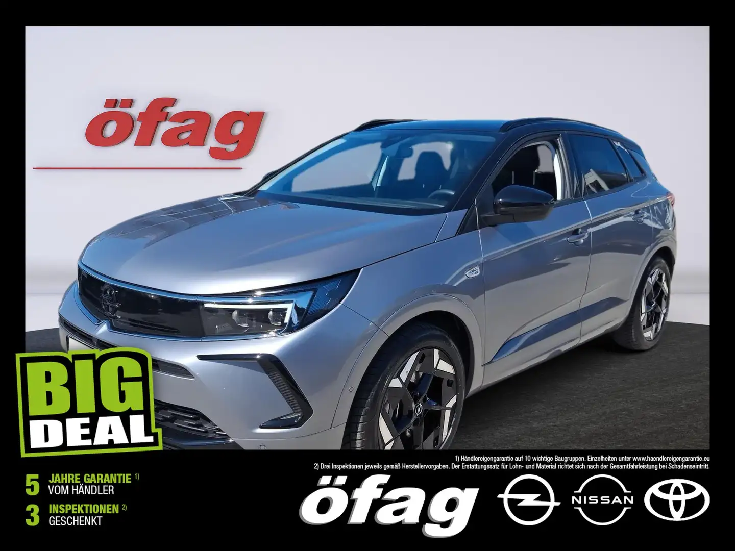Opel Grandland GSe 1.6 Direct Inj. PHEV Allrad Aut. Grau - 1
