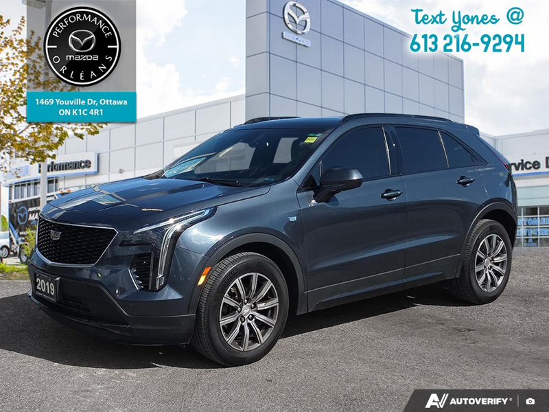 Blue 2019 Cadillac XT4 Sport AWD SUV / Crossover Four-Wheel Drive Automatic