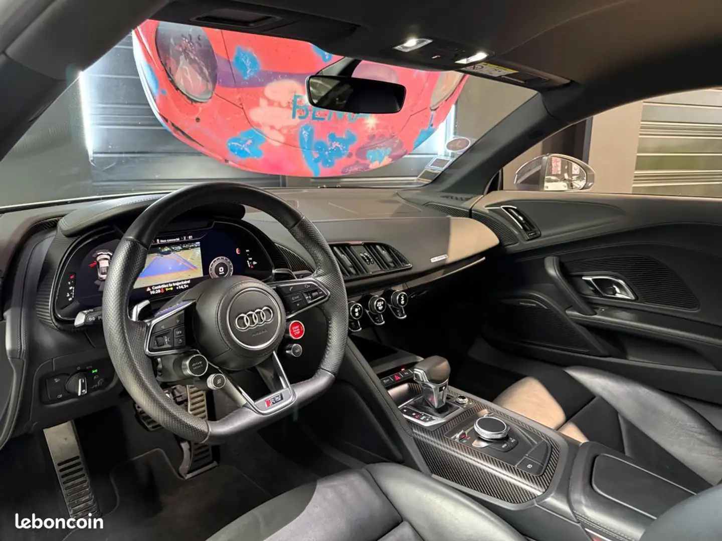 Audi R8 V10 Plus 5.2 FSI 610cv | Pack Carbone Phares Laser Échappement Sport Caméra Weiß - 2