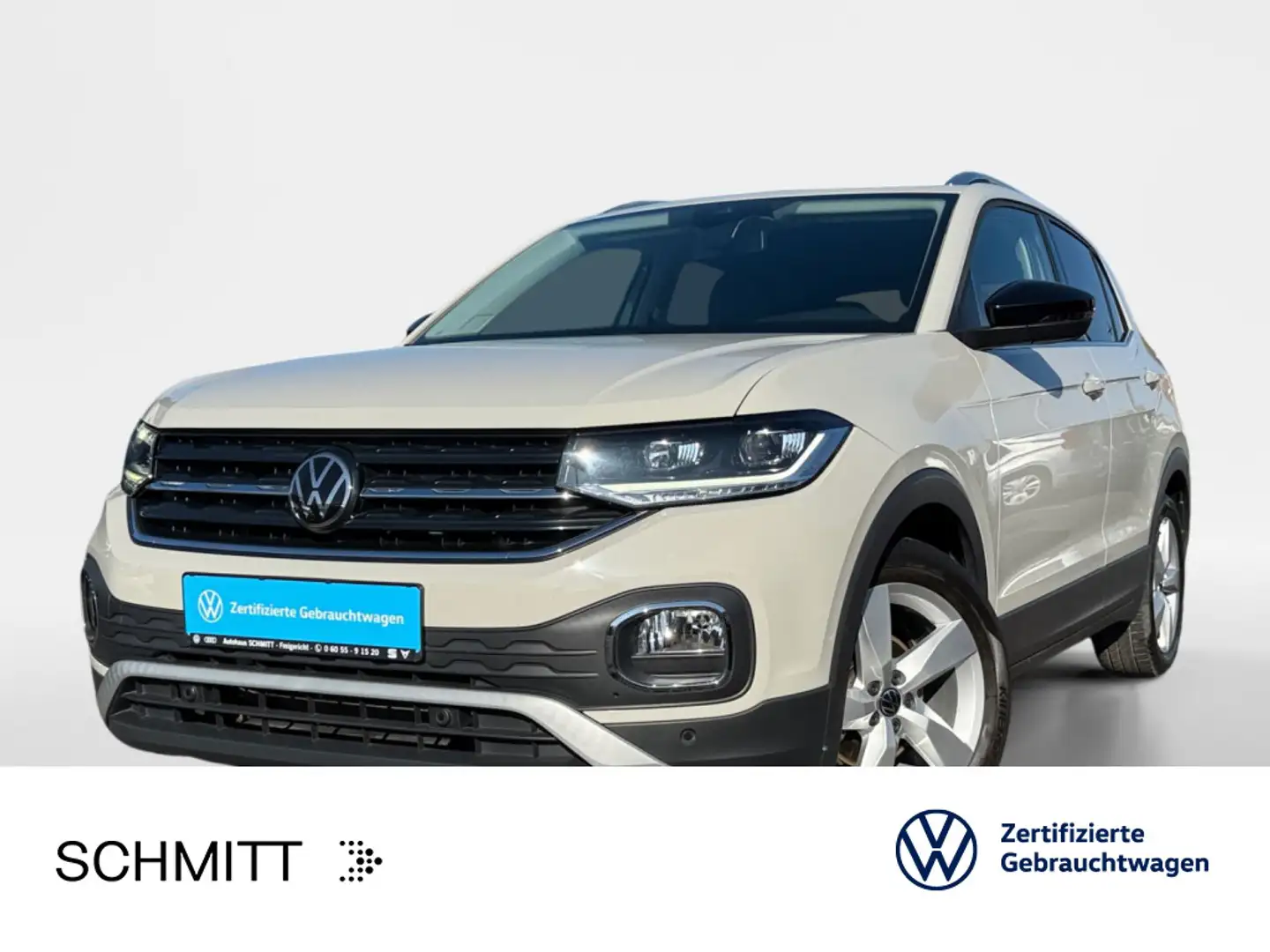 Volkswagen T-Cross 1.0 TSI STYLE*LED*DIGITAL*NAVI*PDC*SHZ*1 Gris - 1
