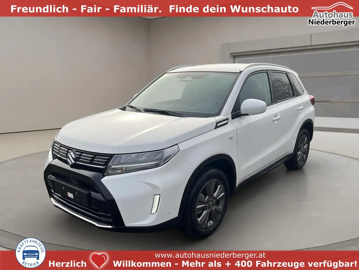 Suzuki Vitara Comfort 1.4 MHEV 110PS 4WD MT6 4x4 **3 Jahre Ga... Weiß - 1
