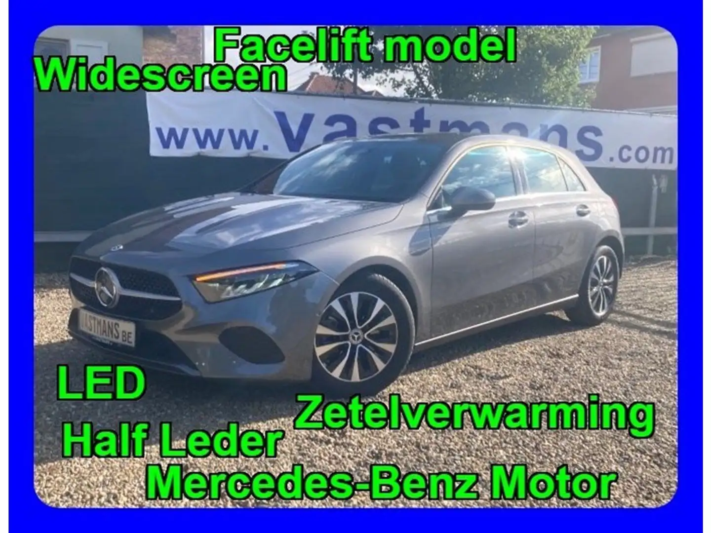 Mercedes-Benz A 180 d Facelift / Widescreen / MB Motor / Half Leder Gris - 1