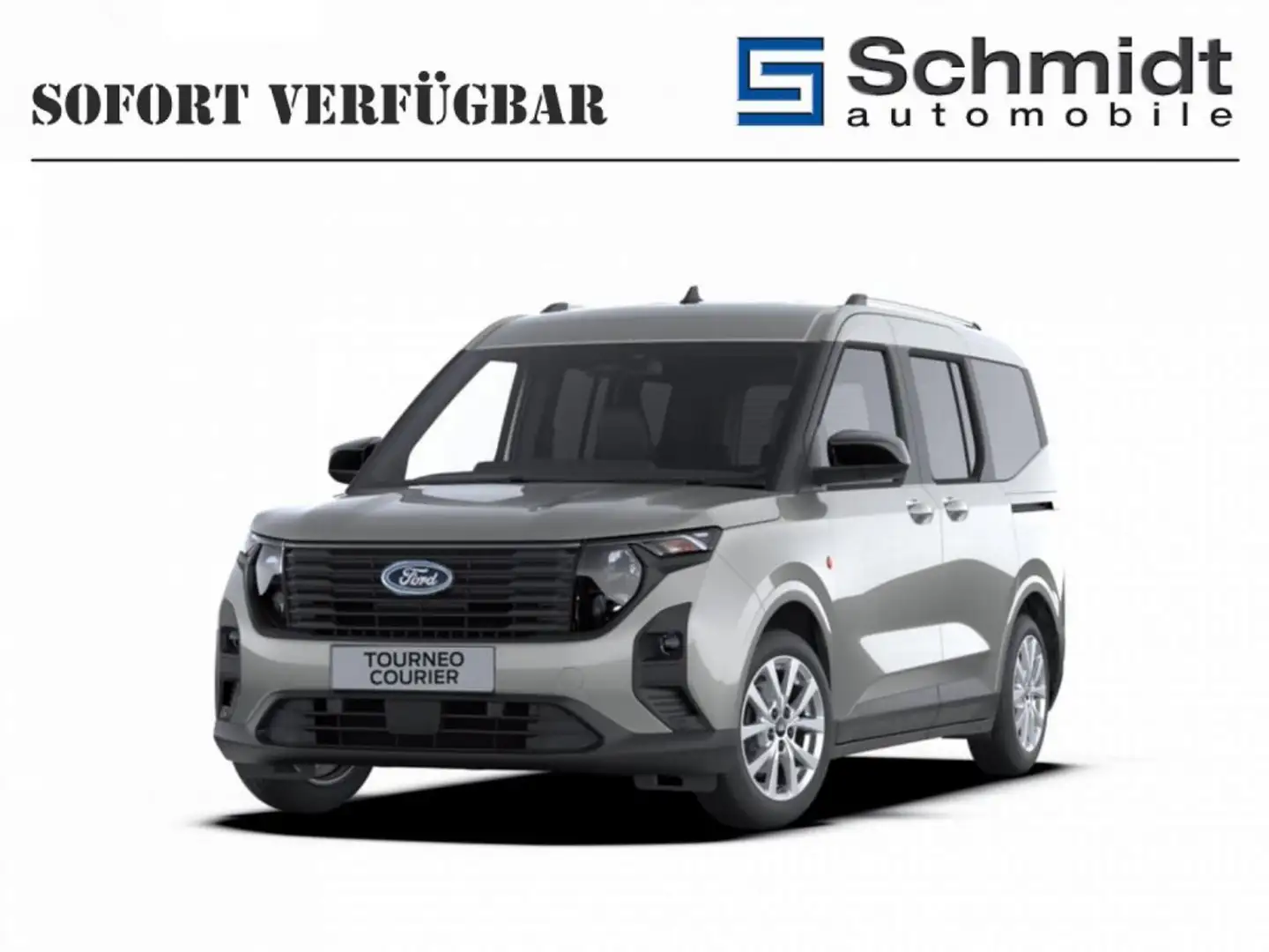 Ford Transit Courier Tourneo Courier Titanium 1,0L Eboost 125PS A7 FWD Argent - 1